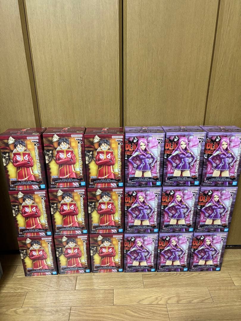 新品未開封　ワンピース　ONE PIECE フィギュア　ルフィ　ボニー　DXF