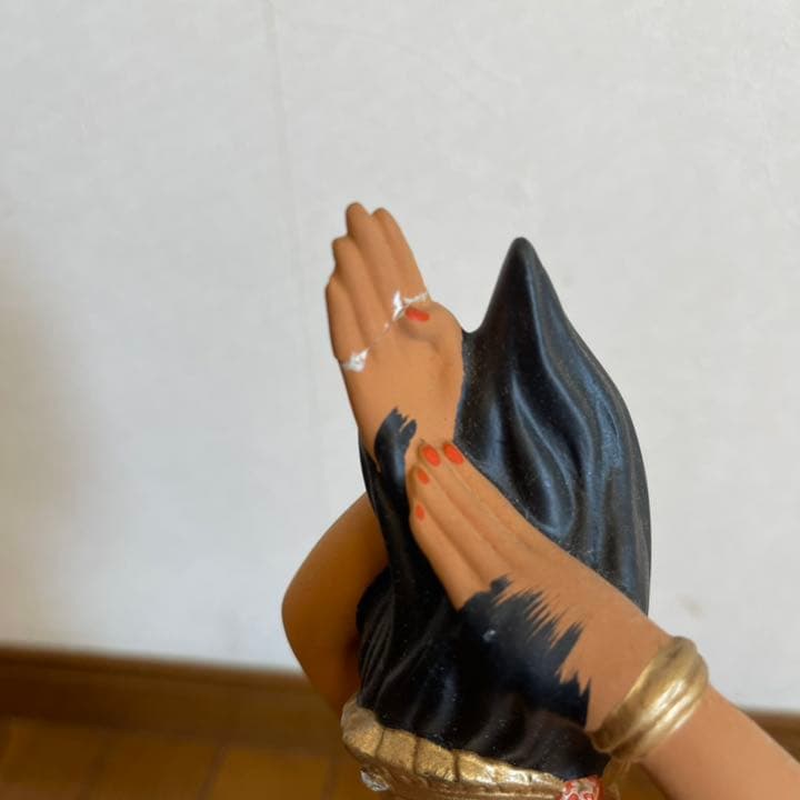 ヴィンテージ ダンサー像 炎の女神 1972年製 オブジェ 補修あり