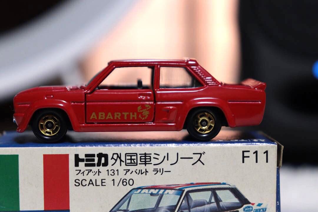 日本製　トミカ　外国車シリーズ　F11 フィアット　131 アバルト　ラリー