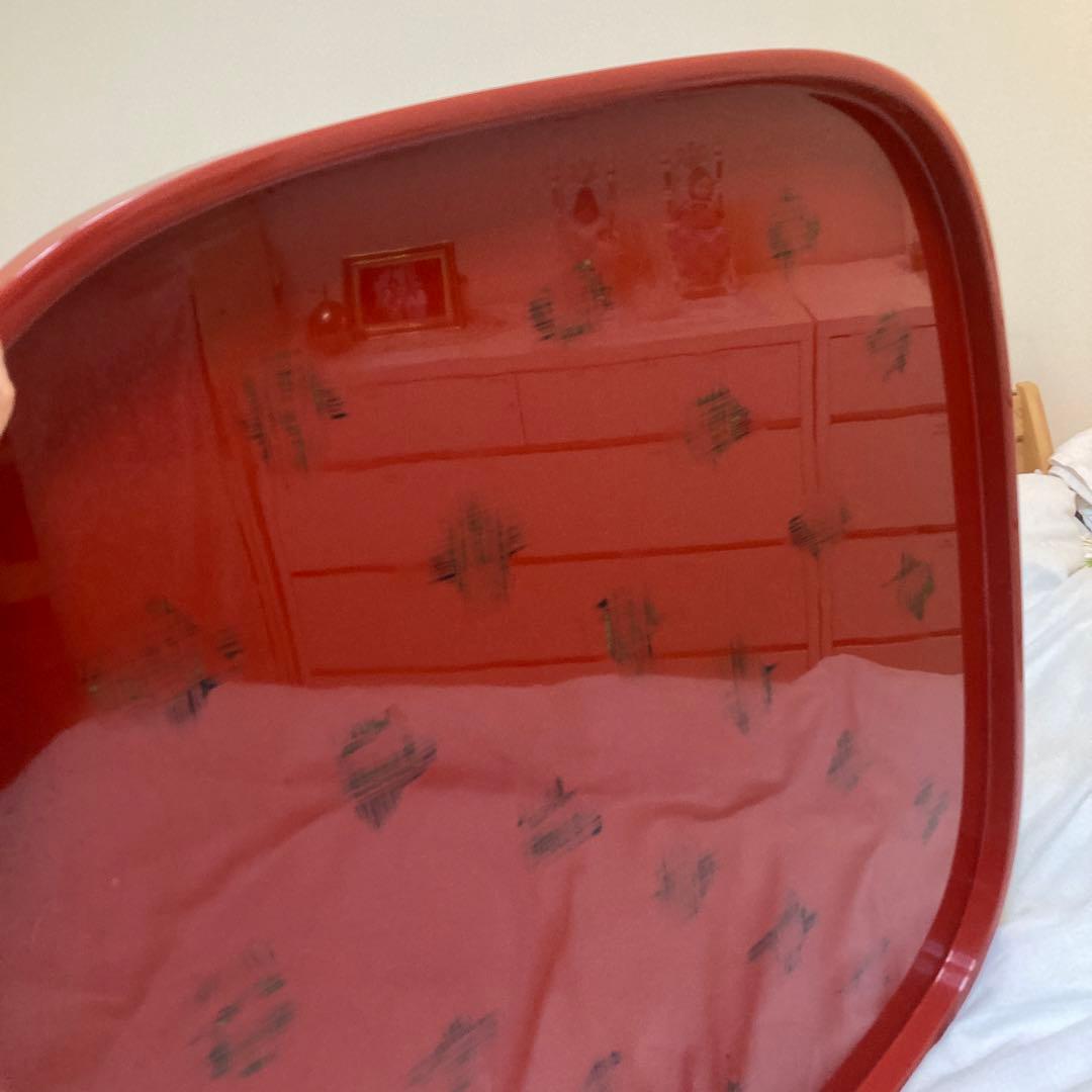 漆器のアソベ　大型　盆　テーブル　アンティーク　75.5センチ