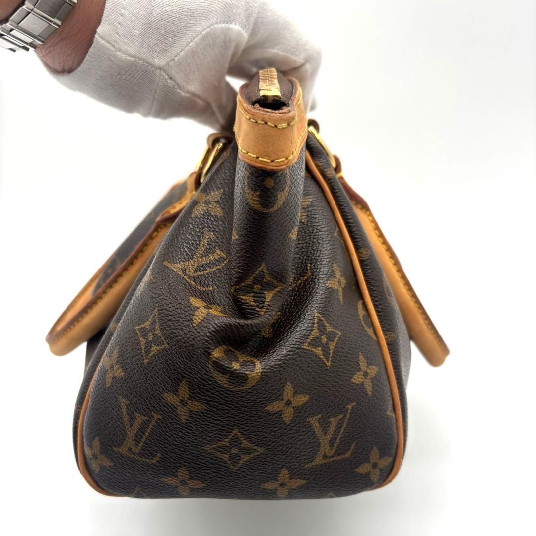鑑定済 ルイヴィトン Louisvuitton ティヴォリPM バッグモノグラム