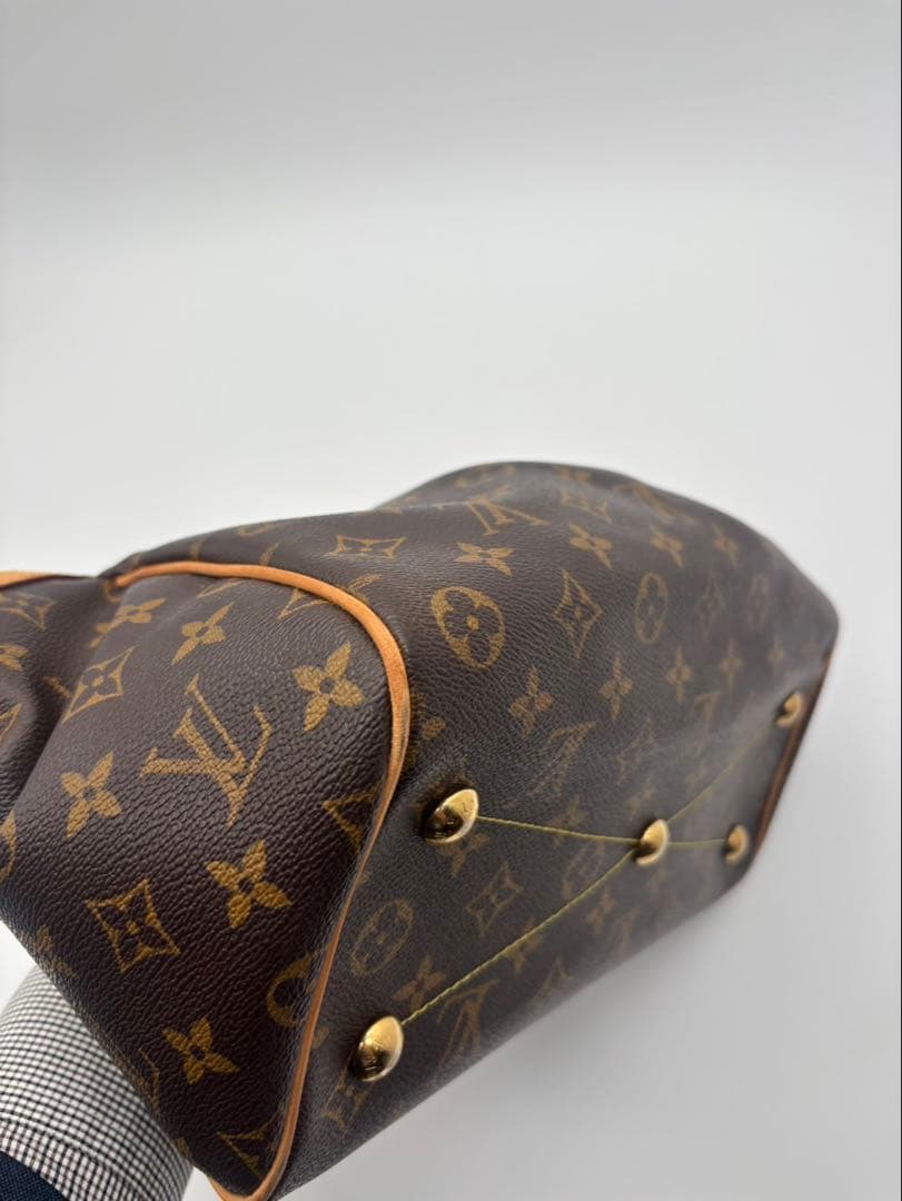 鑑定済 ルイヴィトン Louisvuitton ティヴォリPM バッグモノグラム