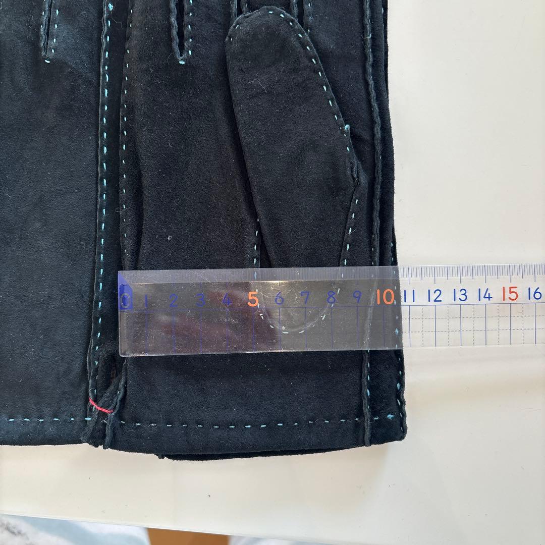 3連休お値下げ！BURBERRY BLACK LABEL スエード手袋 ブラック