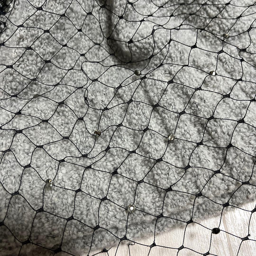 Ca4la ネコ耳　ニット帽　ラインストーン