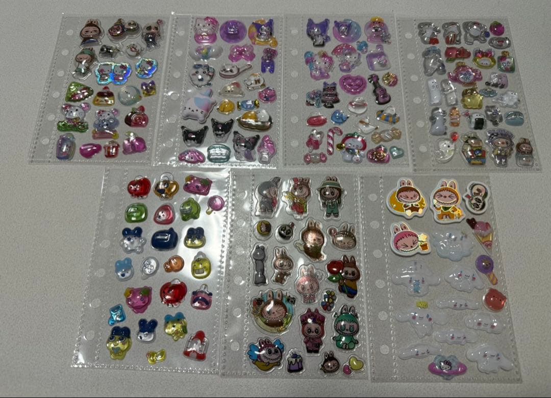 シール帳A7 完成品　リフィル23シート