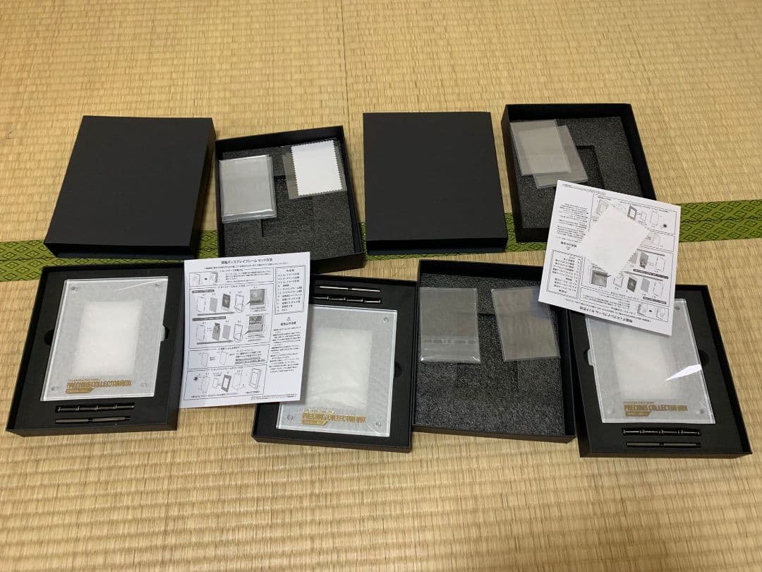 (Ttem)コレクターボックス サプライ ディスプレイフレーム　3個セット