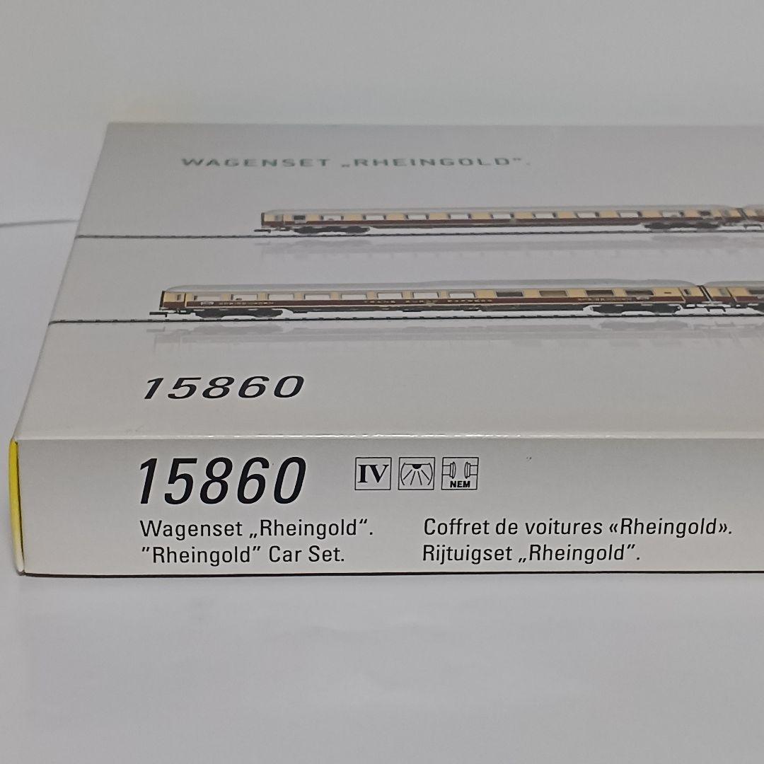 ミニトリックス Nゲージ 西ドイツ ラインゴルト 客車５両セット