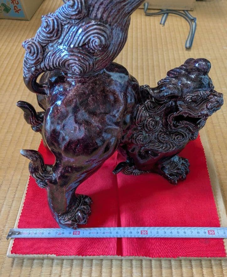 専用★陶器製 獅子 置物 約30cm