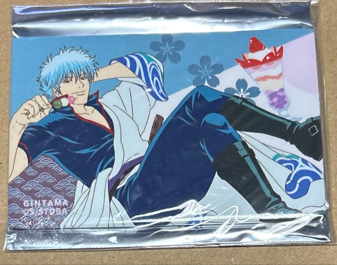 【レア】銀魂 坂田銀時 ヴィレッジヴァンガード 和ポップ スクエア缶バッジ