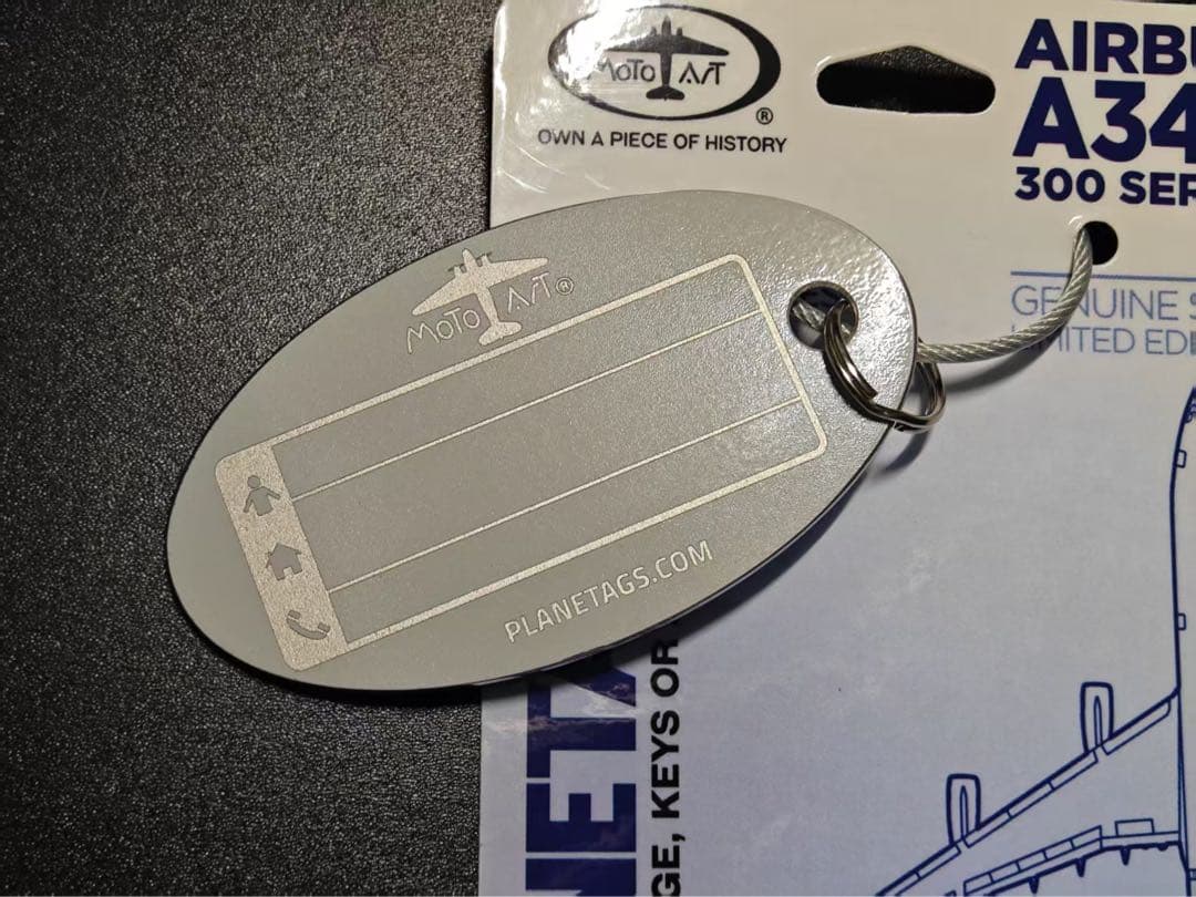 CI 中華航空 Planetags A340-300 藤色