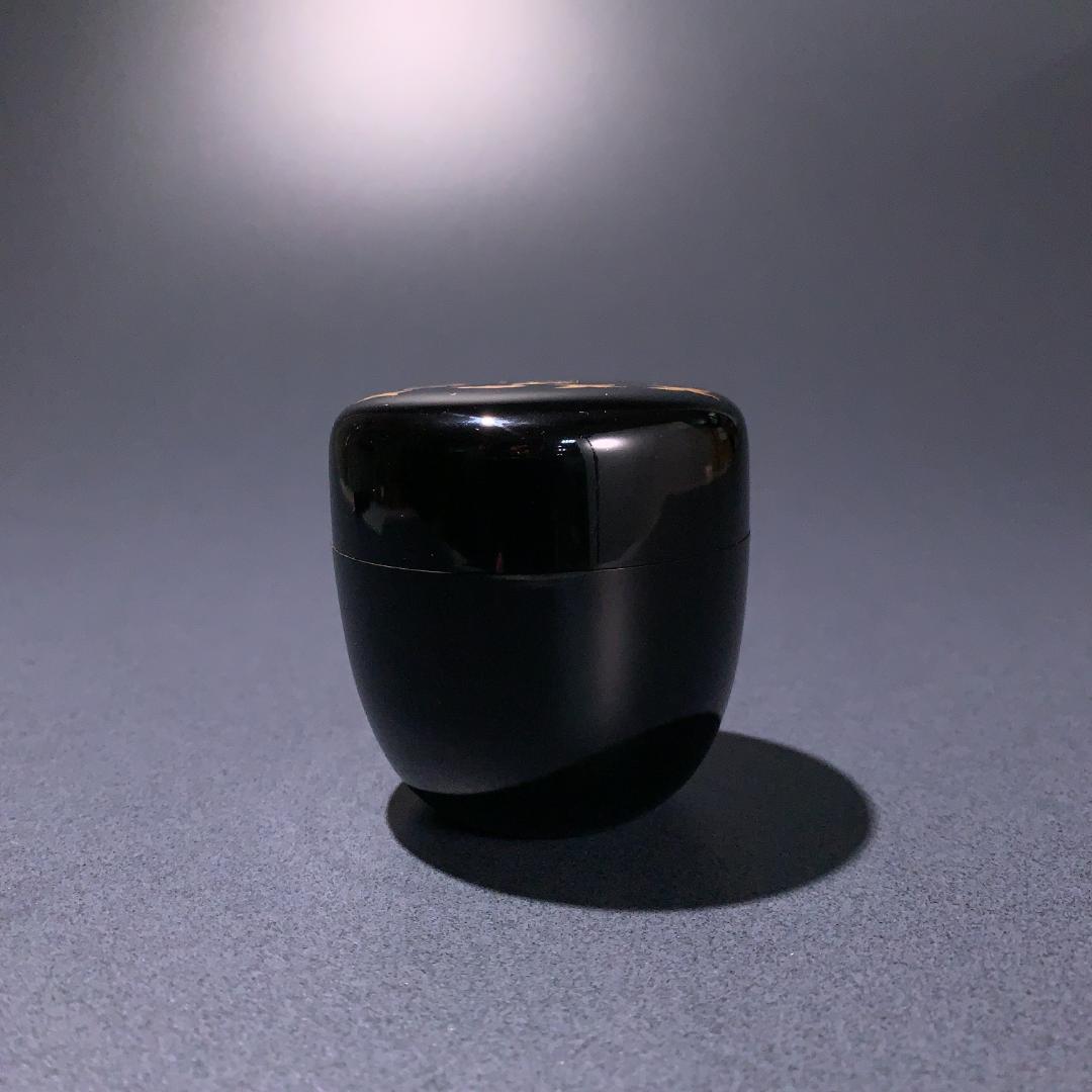 【茶道具】棗　蒔絵　波千鳥　中棗　平安光入　共箱　R0684ダP