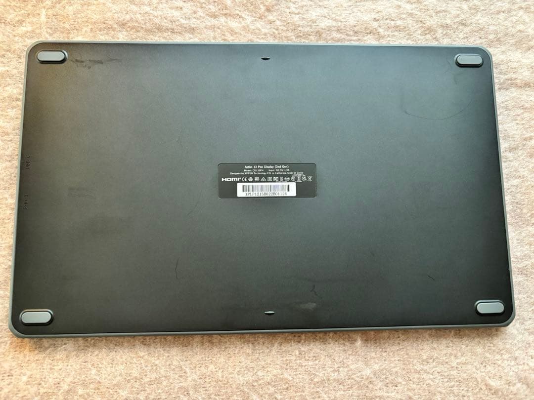 XPPen Artist12セカンド 豪華版 （スタンド・保護ケース・替芯付き）