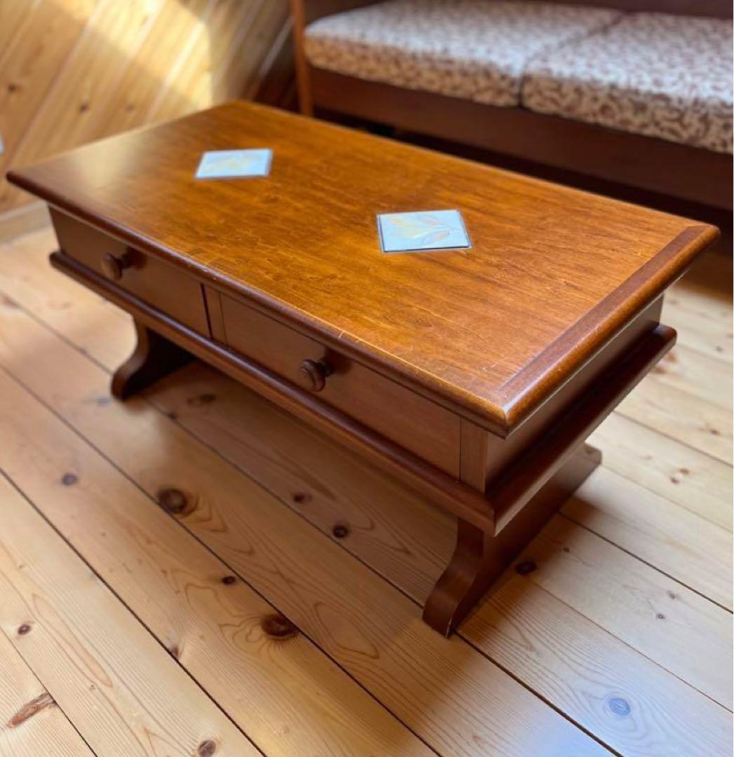 【家具職人さん手作り】1点物！カントリー赤毛のアンローテーブル