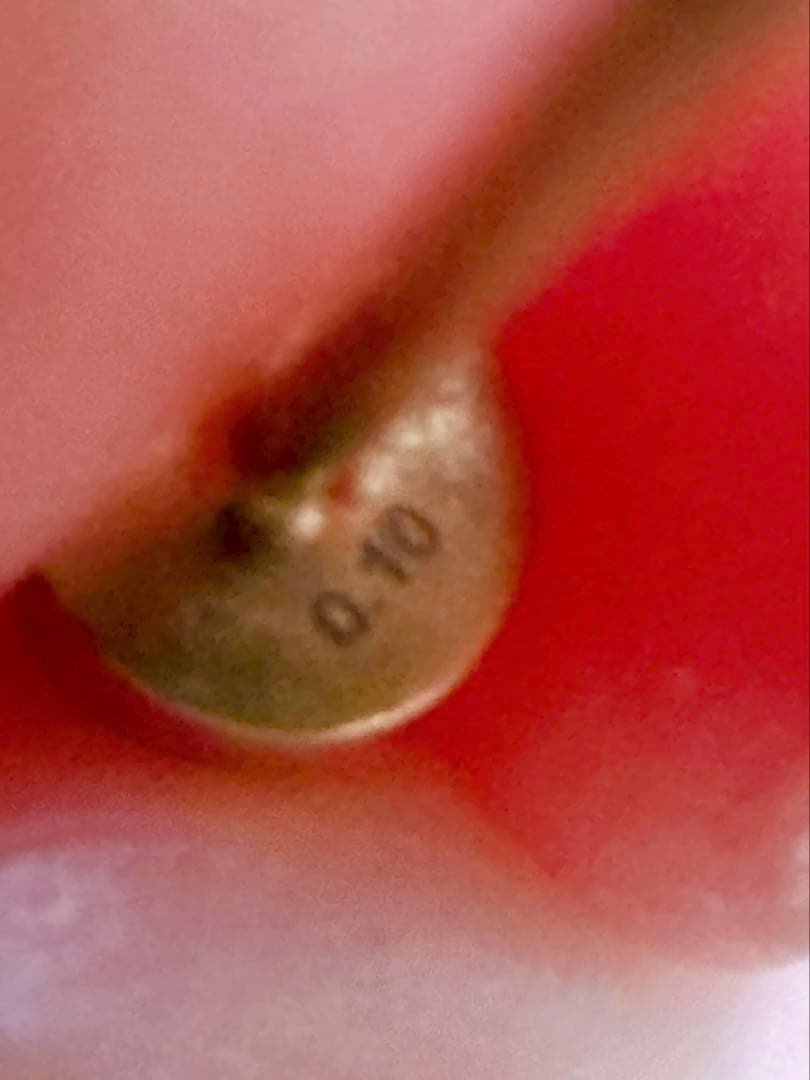 jasmin 一粒ダイヤモンドピアス　k10