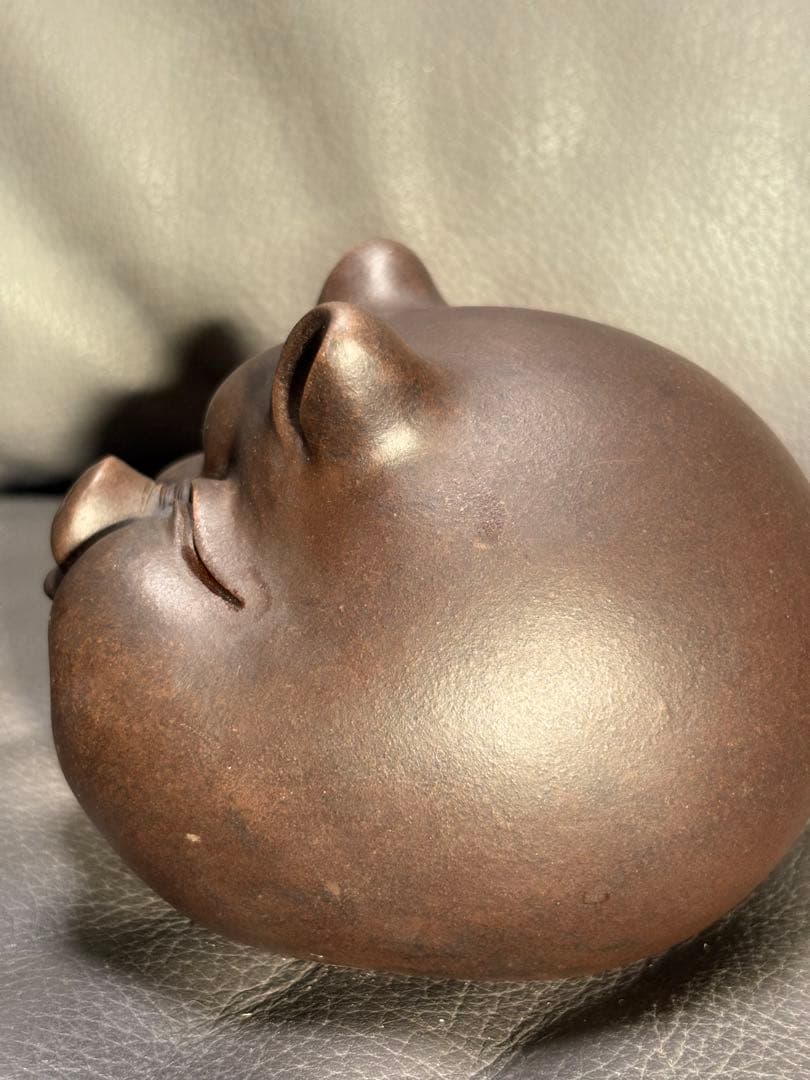 ブタ豚　置物　鈴