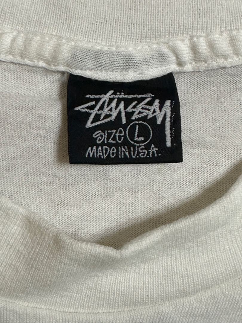 【80's】OLD STUSSY ステューシー シャドーマン Tシャツ L