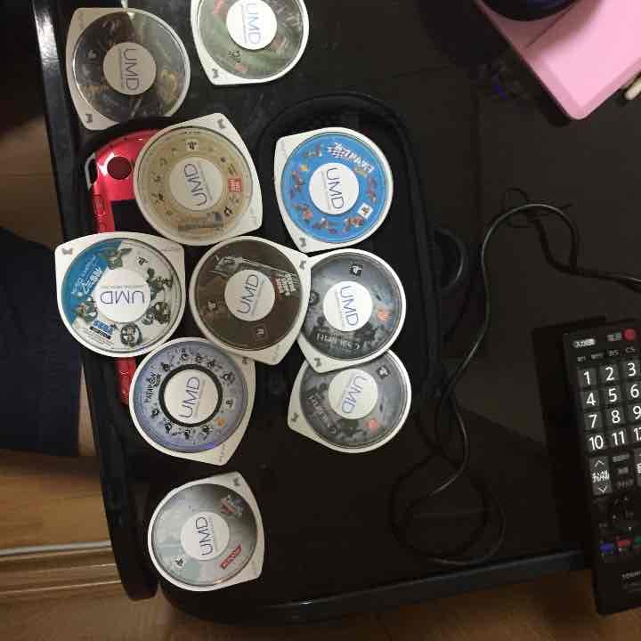 PSPとカセット10枚