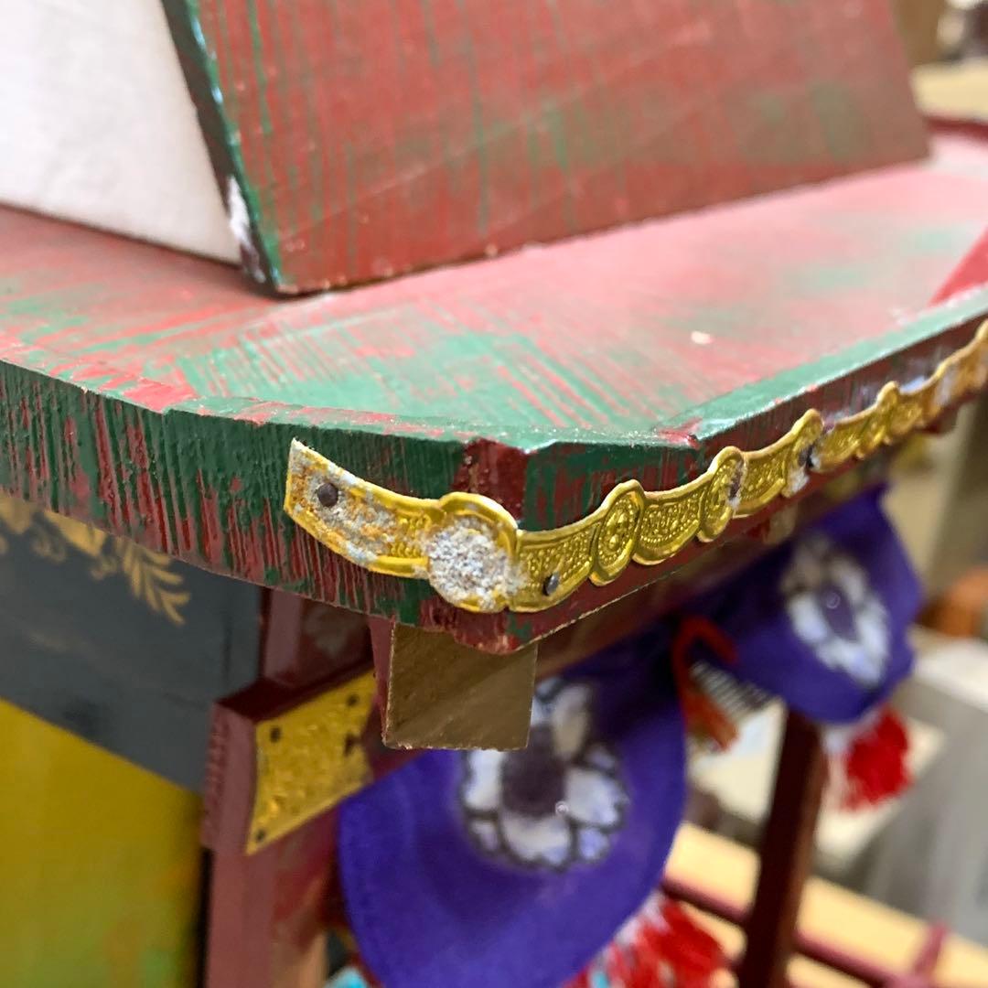 雛御殿 全長 50 cm 木製 直し パーツ不足あり 節句 雛祭り