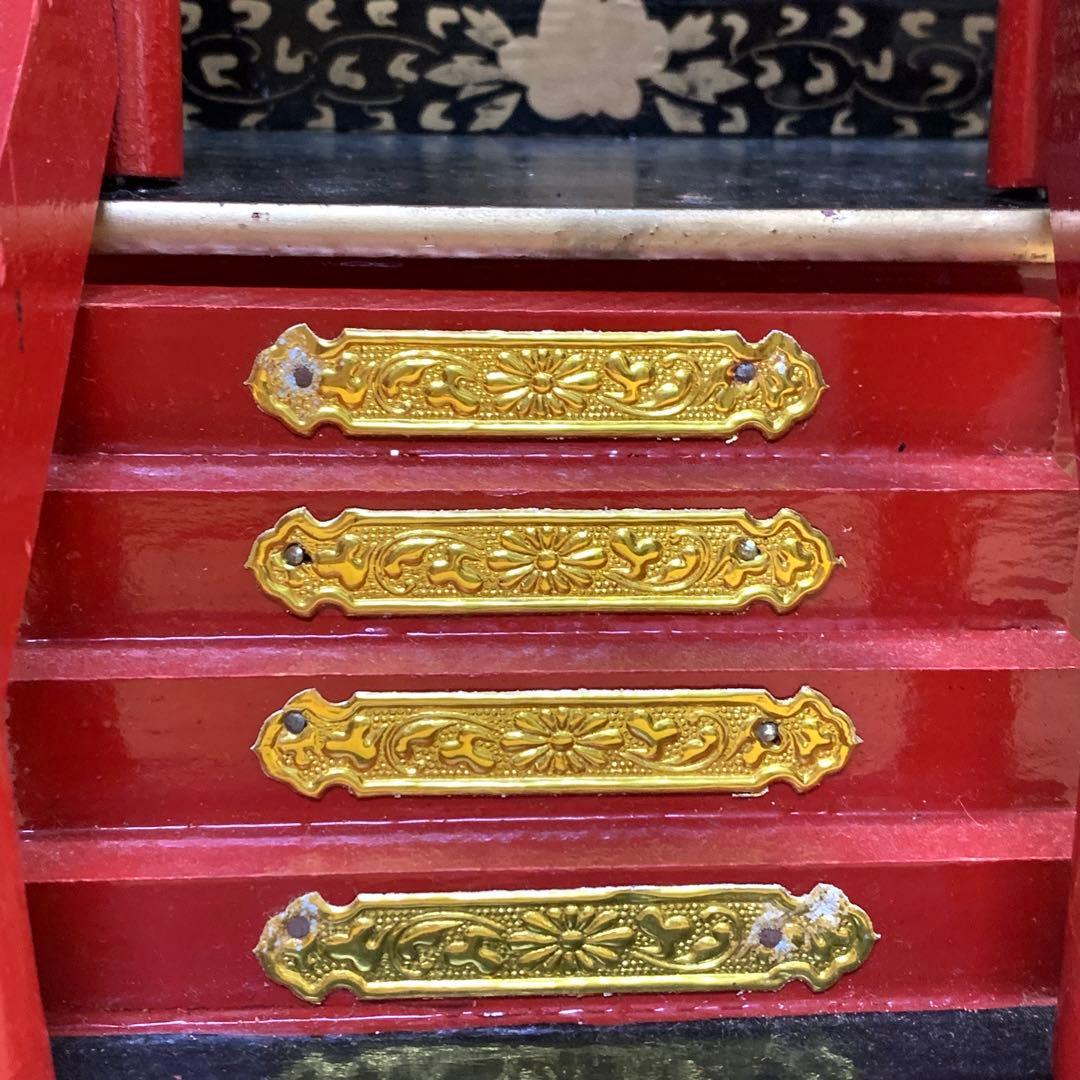 雛御殿 全長 50 cm 木製 直し パーツ不足あり 節句 雛祭り