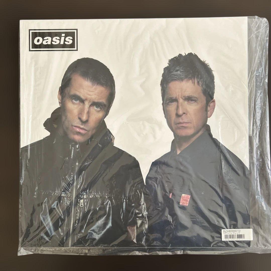 oasis live 25 ステッカー2枚、ツアーパンフレット