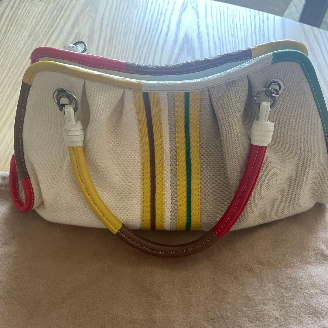 【お値下げしました】Bottega Veneta ストライプ ハンドバッグ