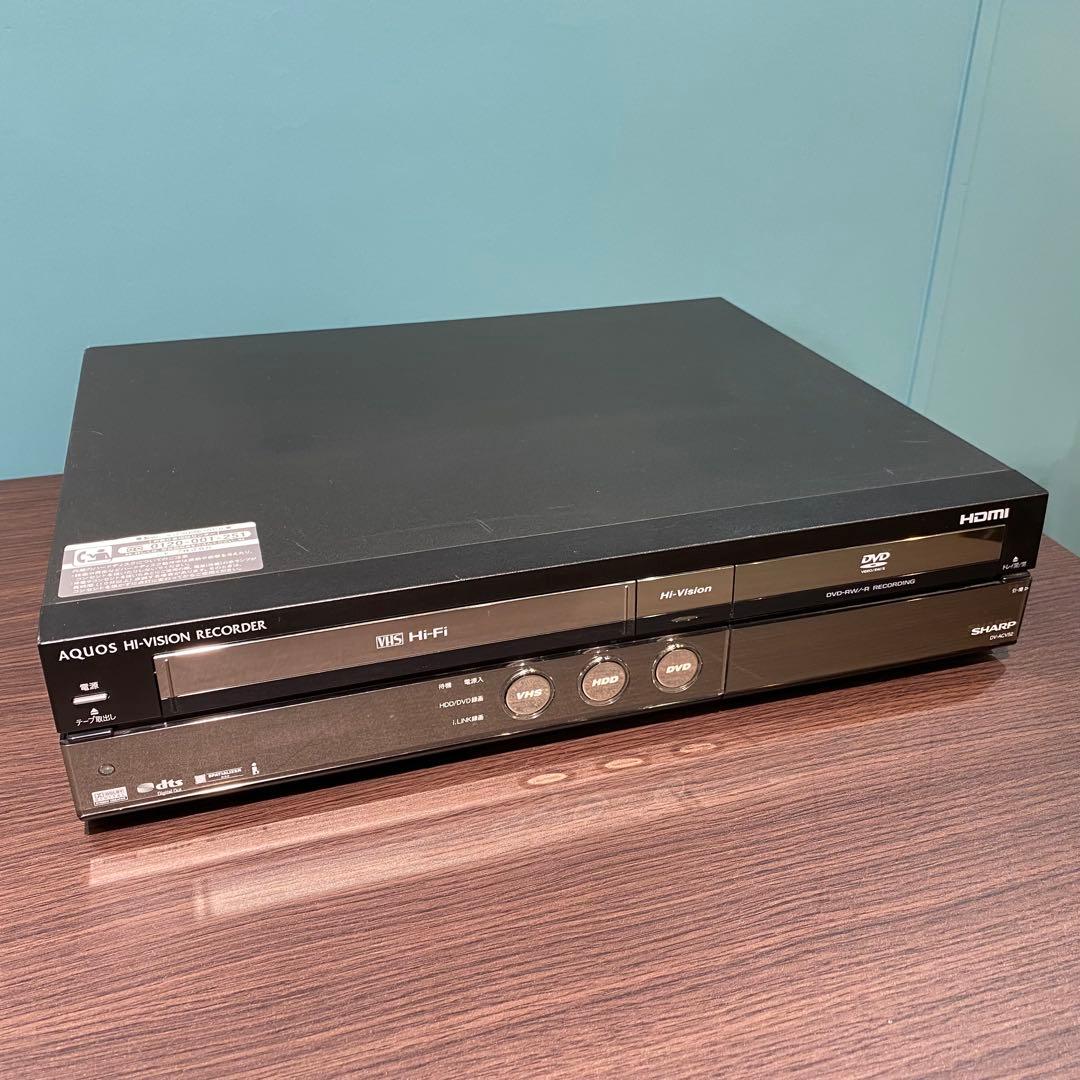 SHARP HDD/DVD/VHS一体型レコーダー DV-ACV52