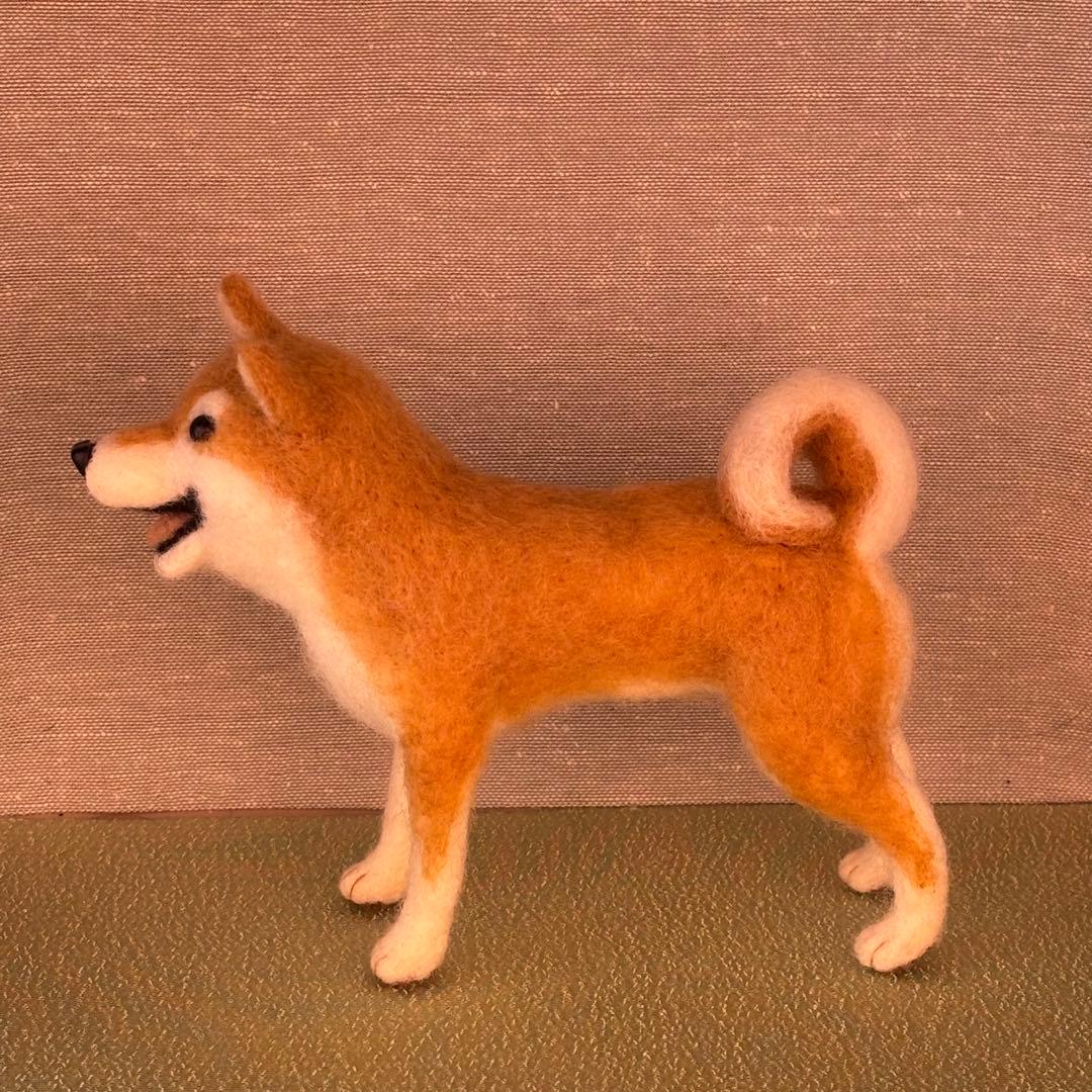 柴犬　羊毛フェルト　ハンドメイド　No.105
