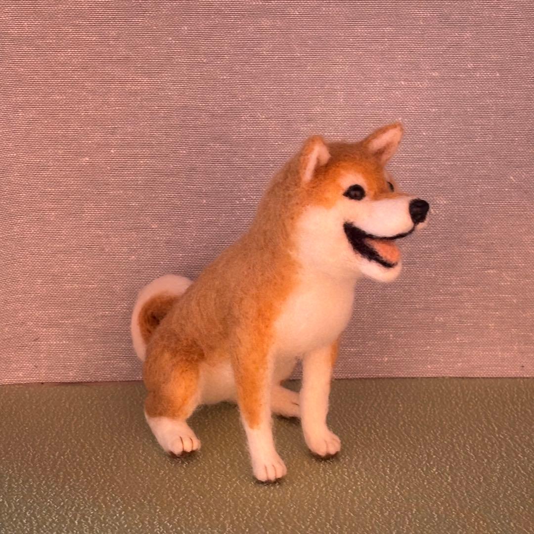 柴犬　羊毛フェルト　ハンドメイド　No.105