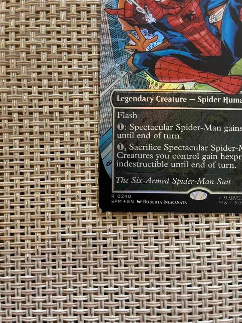 r*)様 スペクタキュラー・スパイダーマン　テクスチャーfoil Six-Arm