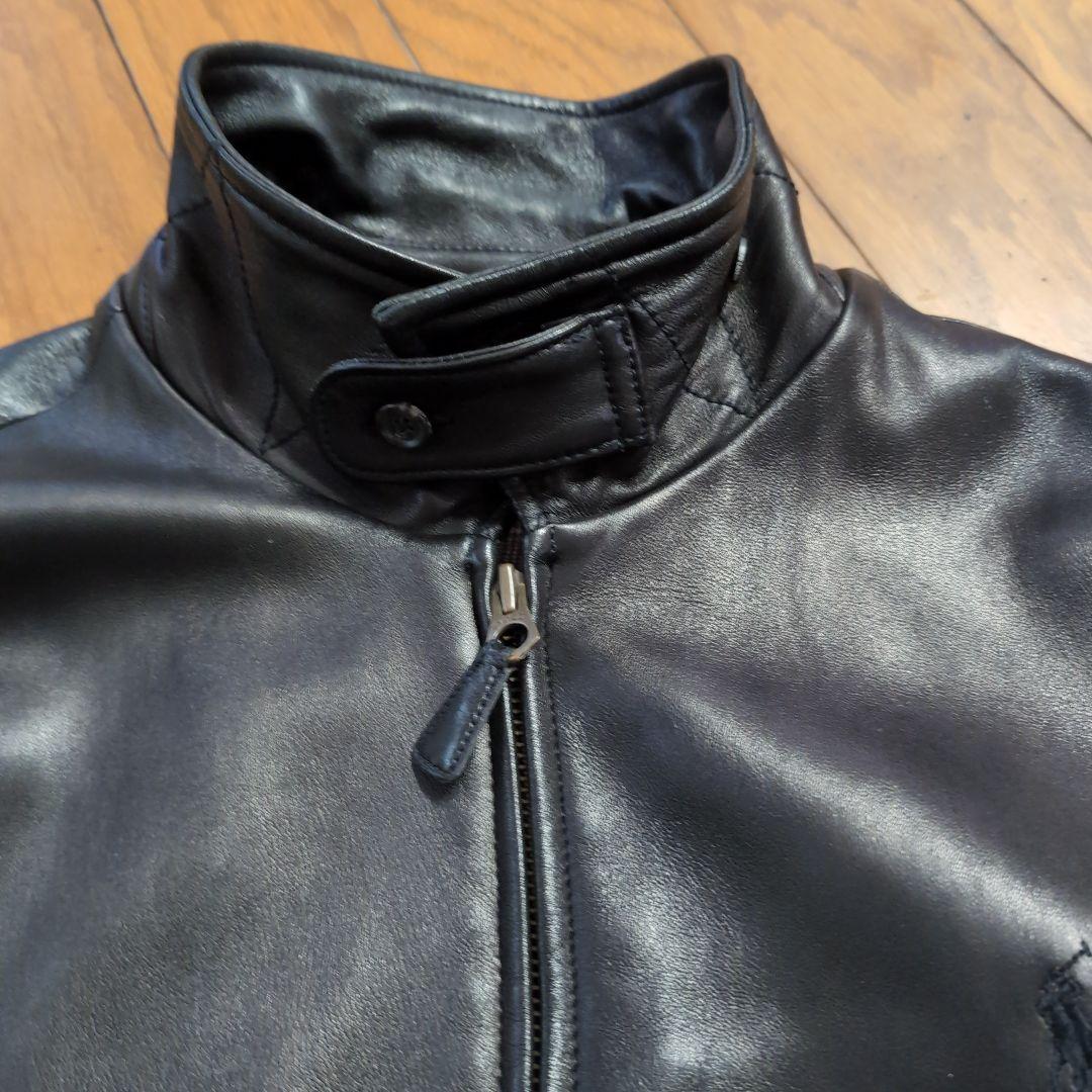 更に最終値下げ！早い者勝ちです ラルフローレン　ラムレザージャケット羊革 極美品