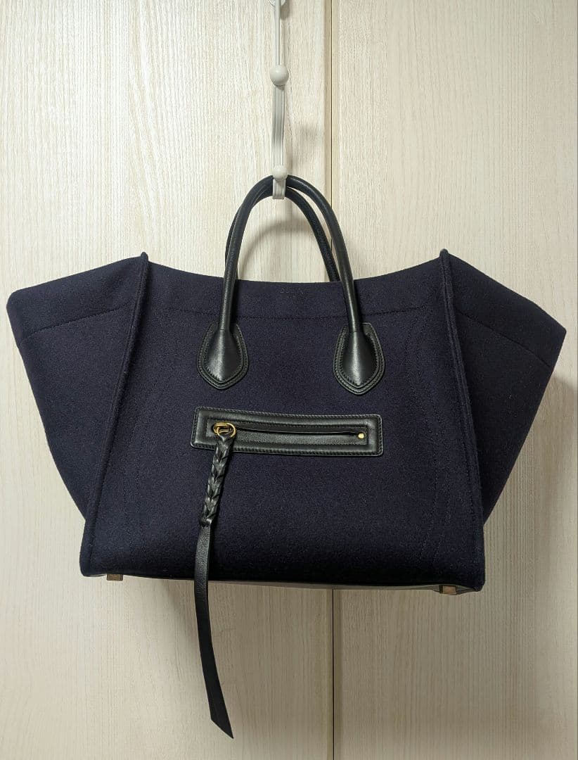 お値下げ　CELINE　セリーヌ　バック　ラゲージ　ファントム　ネイビー