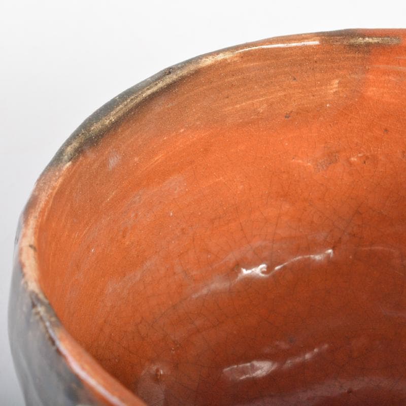 茶道具　十二代楽吉左衛門　弘入造　赤楽茶碗　時代箱付　M　R6748