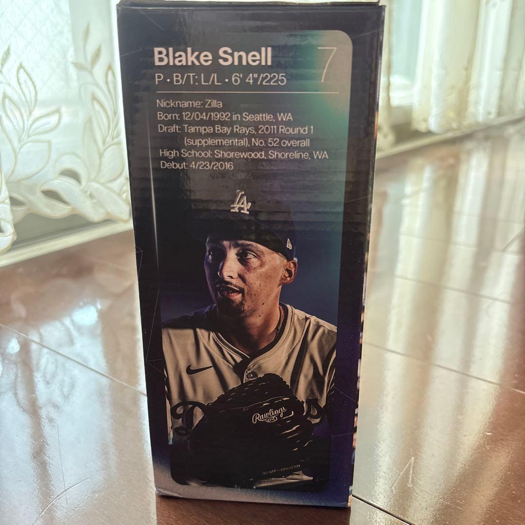 【限定】ドジャース　ブレイク・スネル フィギュア　6/16 ボブルヘッド