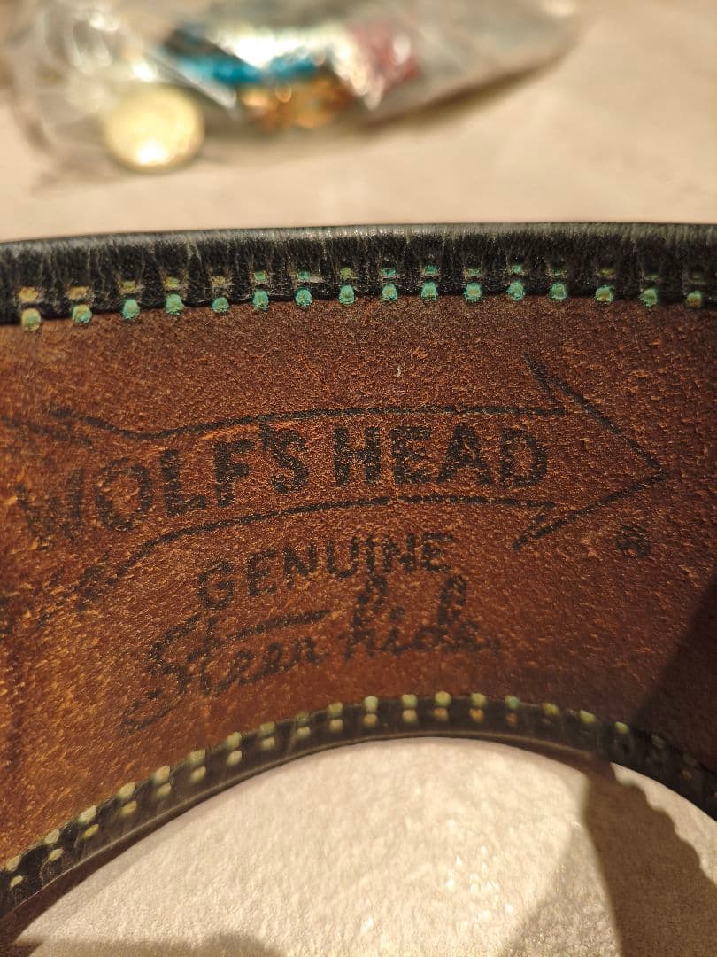 X*Z様 WOLF’S HEAD ウルフズヘッド スタッズ レザーブレス　ヴィン