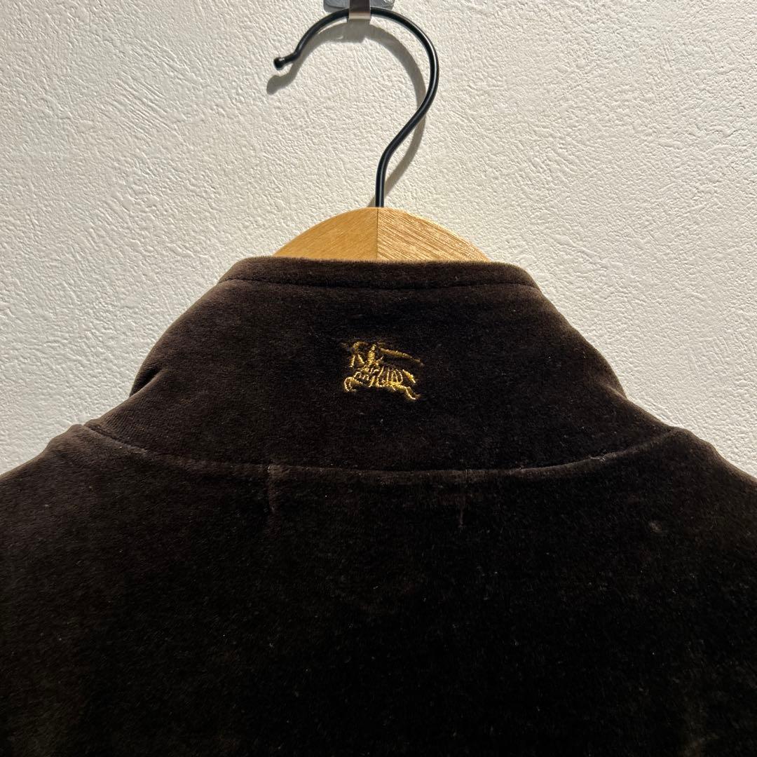 （いちーさん専用バーバリー ブラックレーベル メンズ ベロア ジャージ