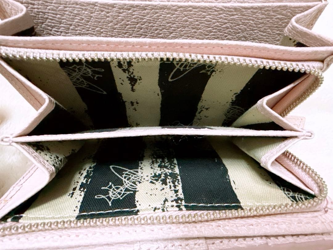 ヴィヴィアンウエストウッド 二つ折り財布 ミニウォレット ピンク