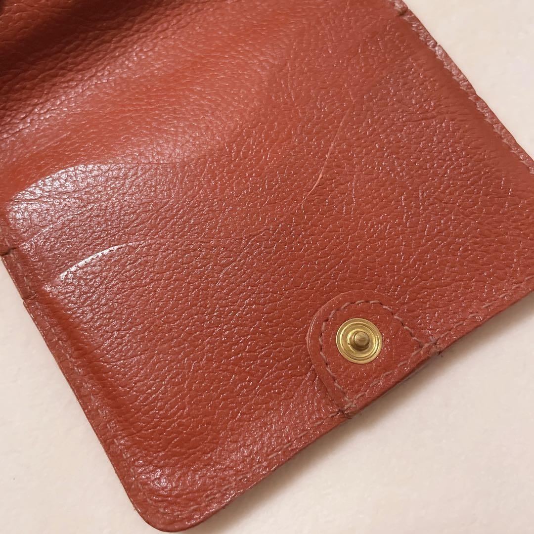 C*a様 イルビゾンテ ブラウンレザー二つ折り財布