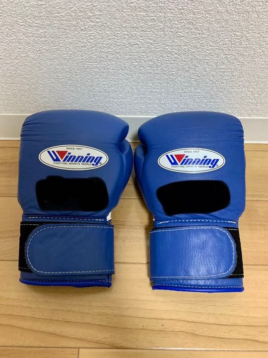 【Winning】プロフェッショナルタイプ８オンス　マジックテープ式　ブルー