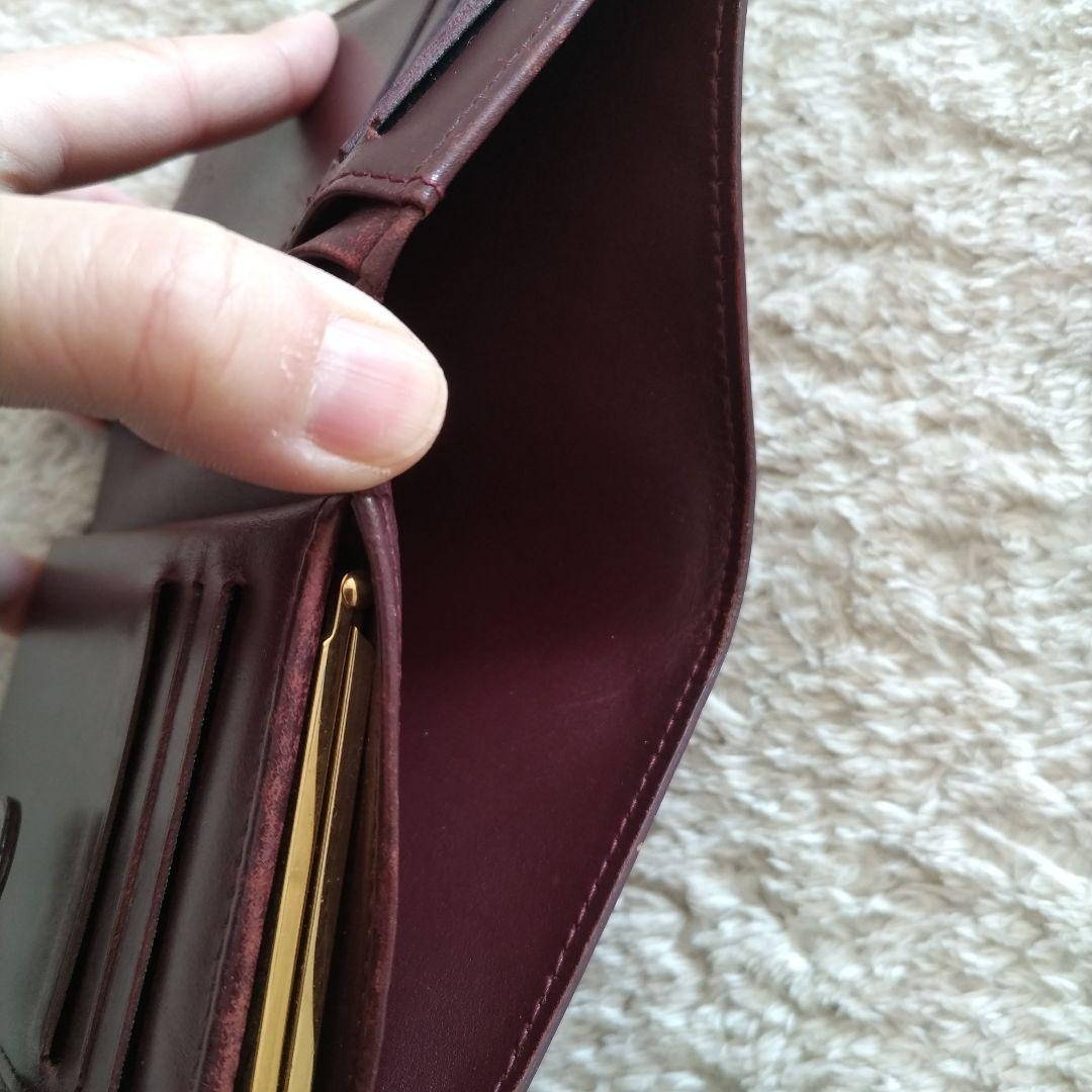 Louis Vuitton　ヴェルニ　ワインレッド　がま口