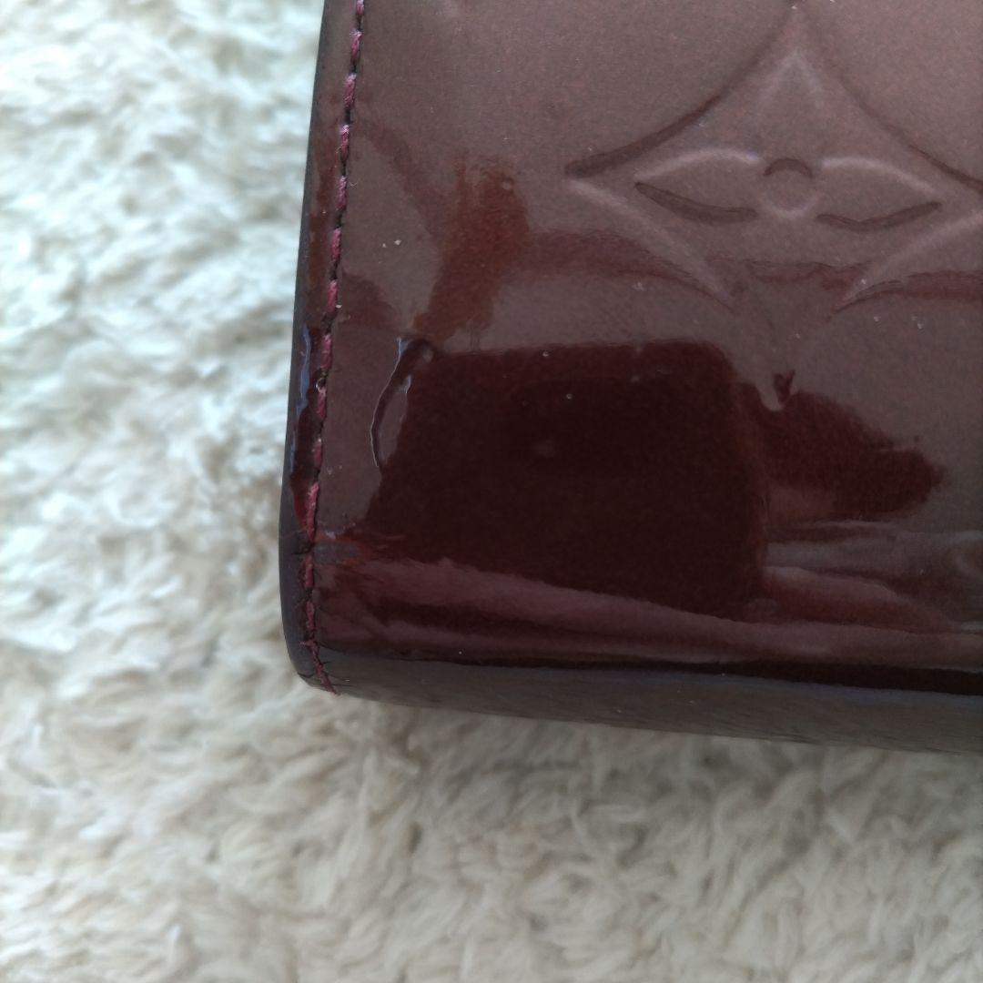 Louis Vuitton　ヴェルニ　ワインレッド　がま口