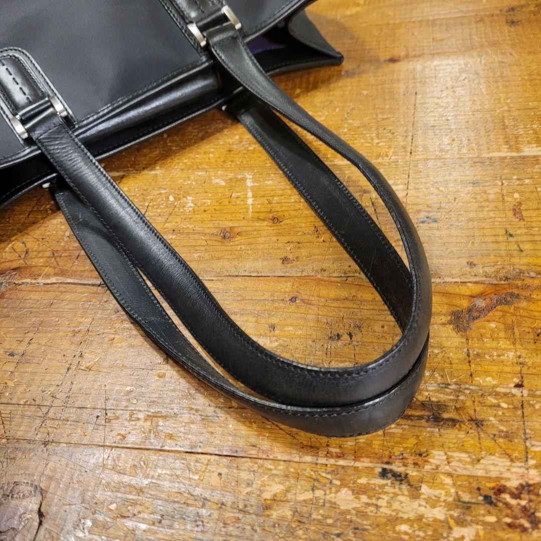 Paul Smith ポールスミス 本革×ナイロン ビジネスバッグ トートバッグ