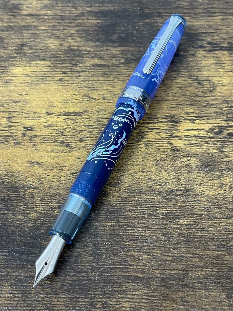 未使用　カ.クリエ プレミアムクロス×プロフェッショナルギアスリム 海月　万年筆