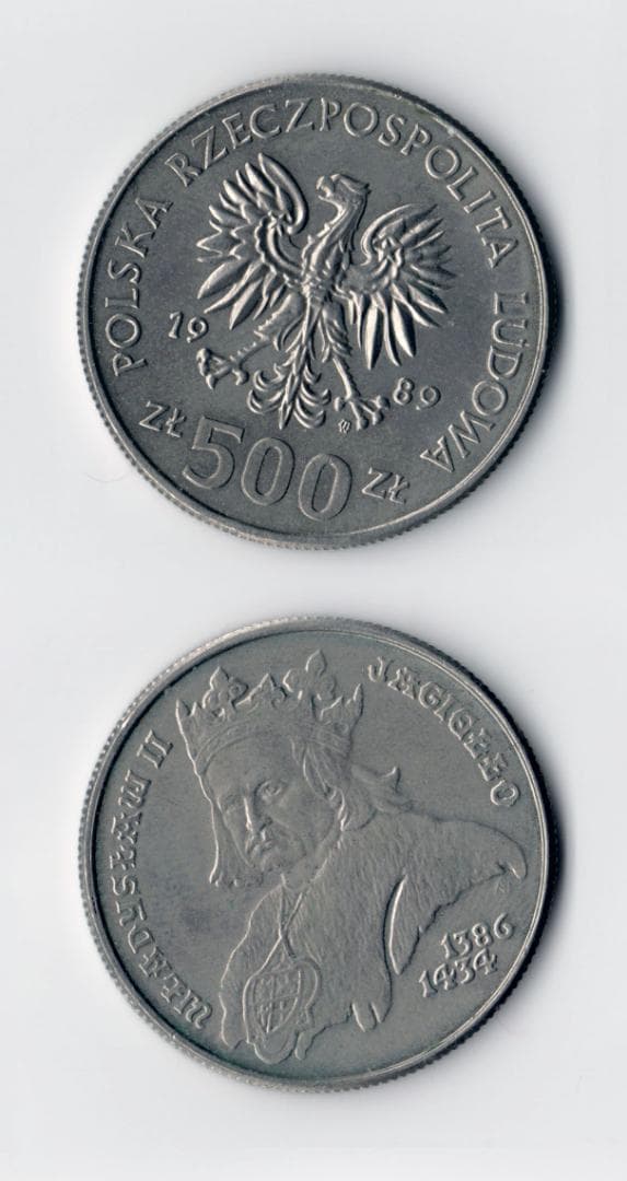 ポーランド 旧貨幣 10 20 100 500 10000 ズロチセット