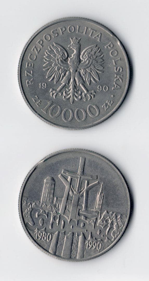 ポーランド 旧貨幣 10 20 100 500 10000 ズロチセット