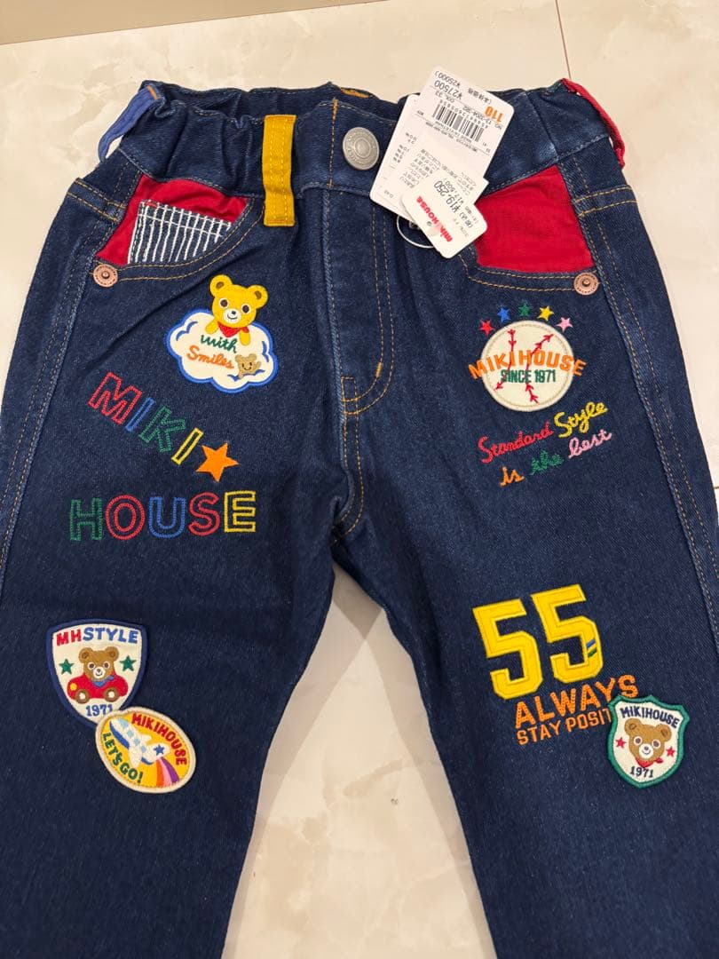 ミキハウス　定価27500円新品豪華パンツ　ベースボール