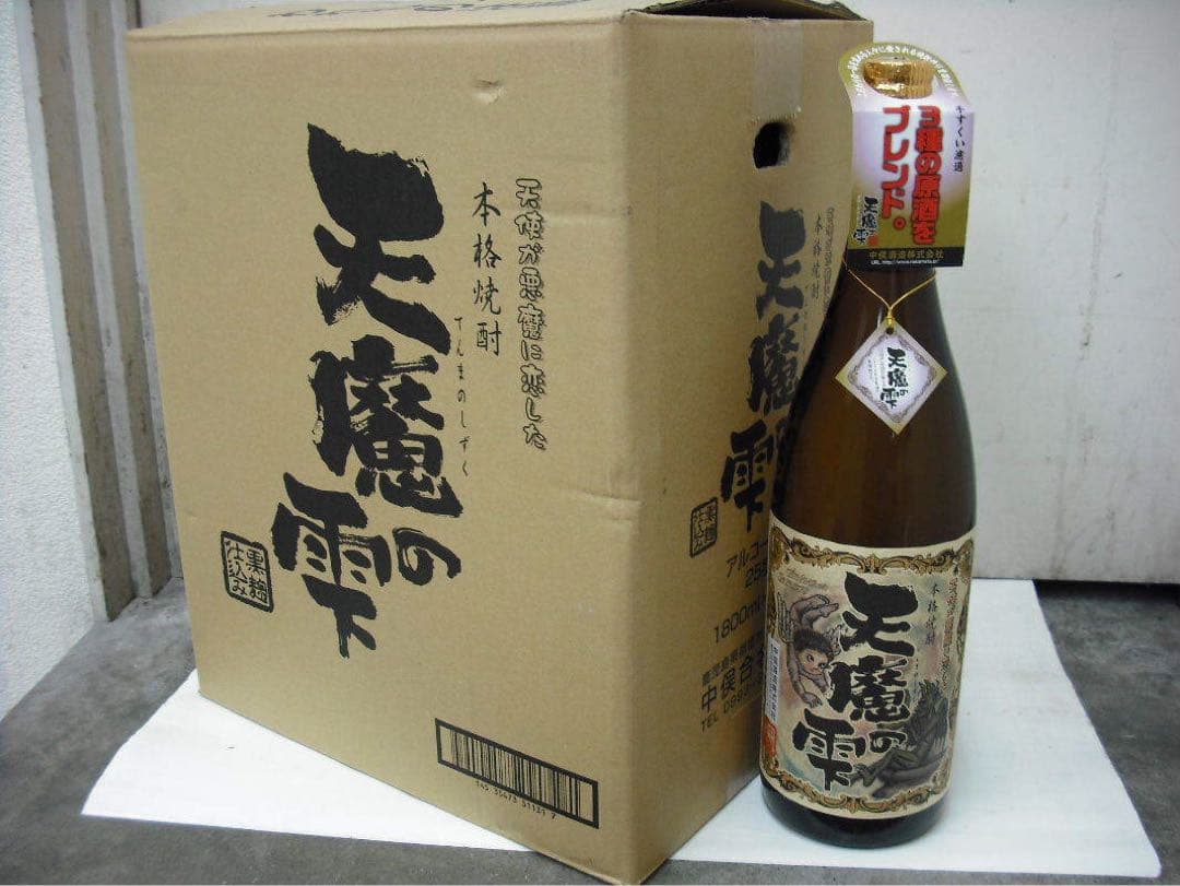 【中俣酒造】 天魔の雫　１．８Ｌ　２５度　1ケース（6本入）