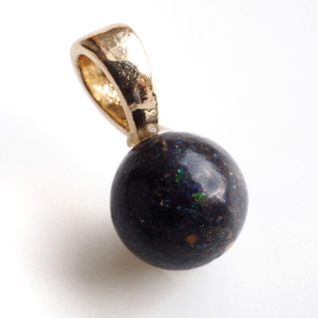 【桃色の雲】✳︎SALE✳︎マトリックスオパールネックレストップ