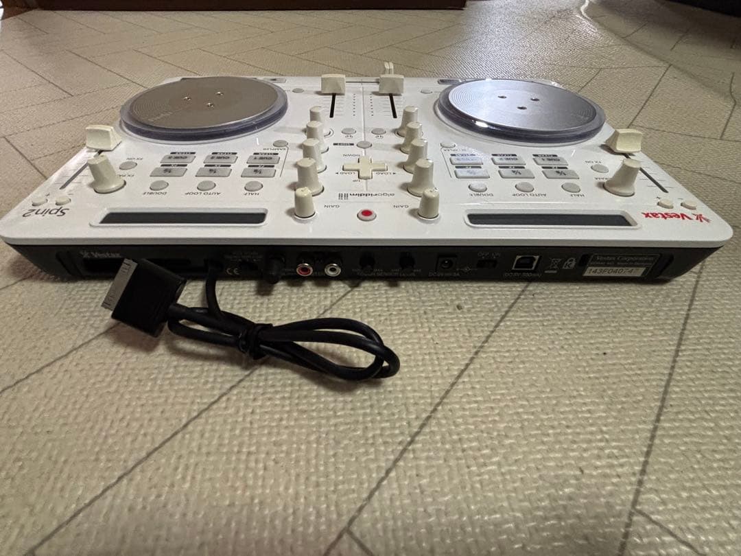 Vestax ベスタクス Spin2 WHITE ホワイトDJコントローラー