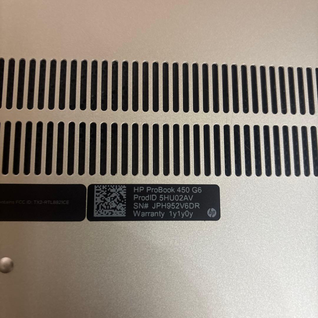 HP ProBook 450 G6 i5ノートPC ジャンク品