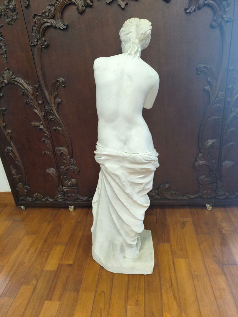 ミロのヴィーナス石膏像　古典的女性像 石膏彫刻 約110センチ　引き取り限定